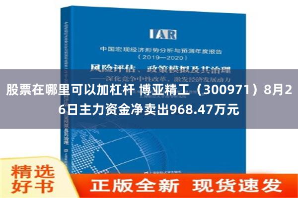 股票在哪里可以加杠杆 博亚精工（300971）8月26日主力资金净卖出968.47万元