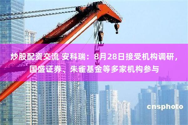 炒股配资交流 安科瑞：8月28日接受机构调研，国盛证券、朱雀基金等多家机构参与